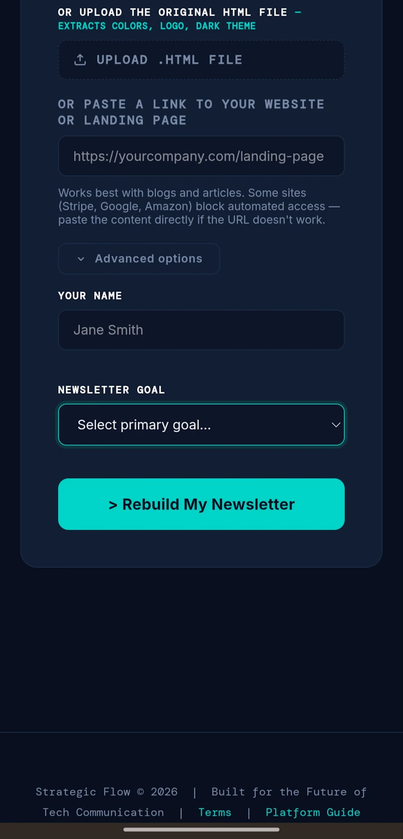 Strategic Flow Audit App screenshot 2