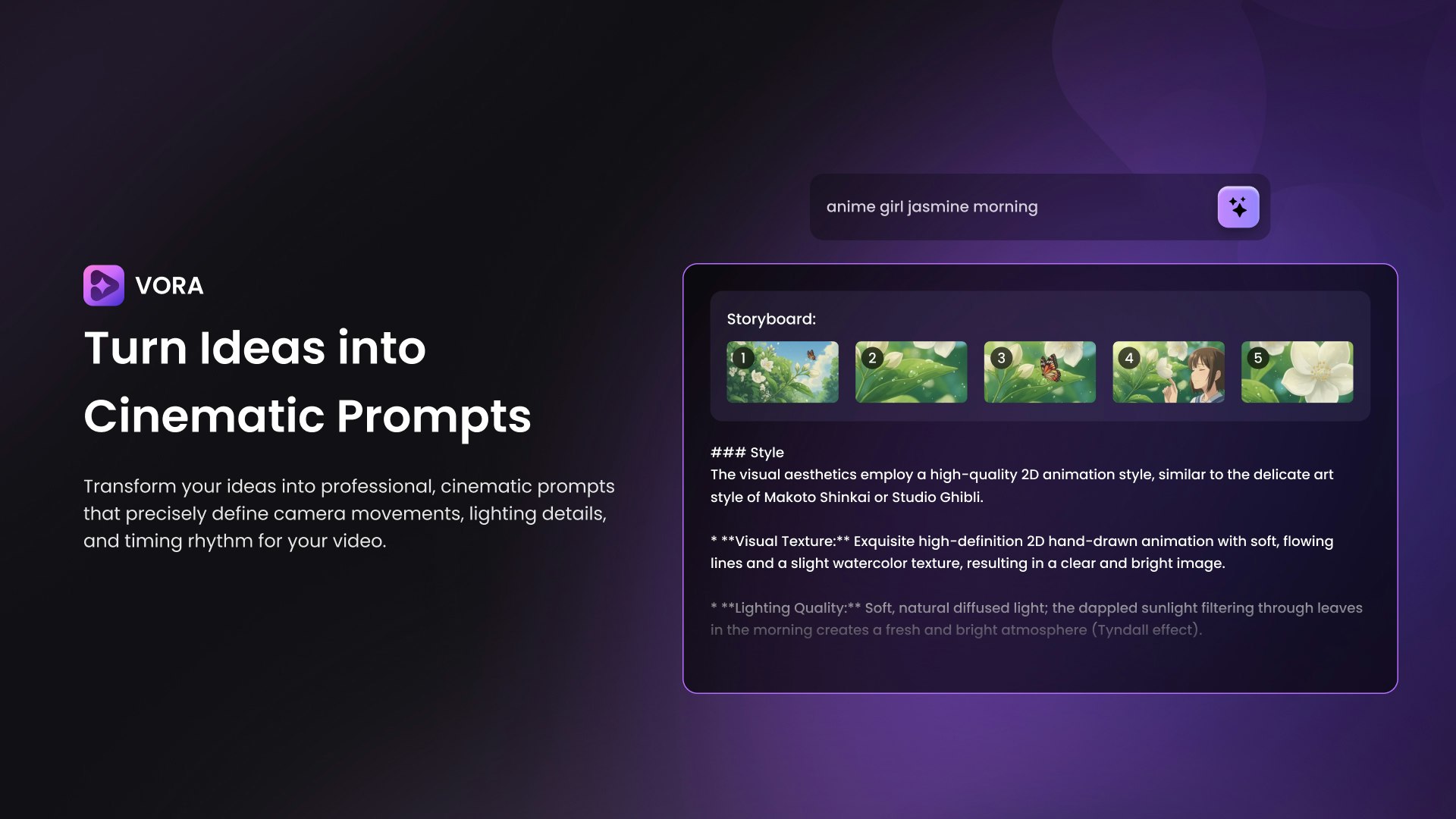 Vora - Screenshot 3 showing product features and functionality