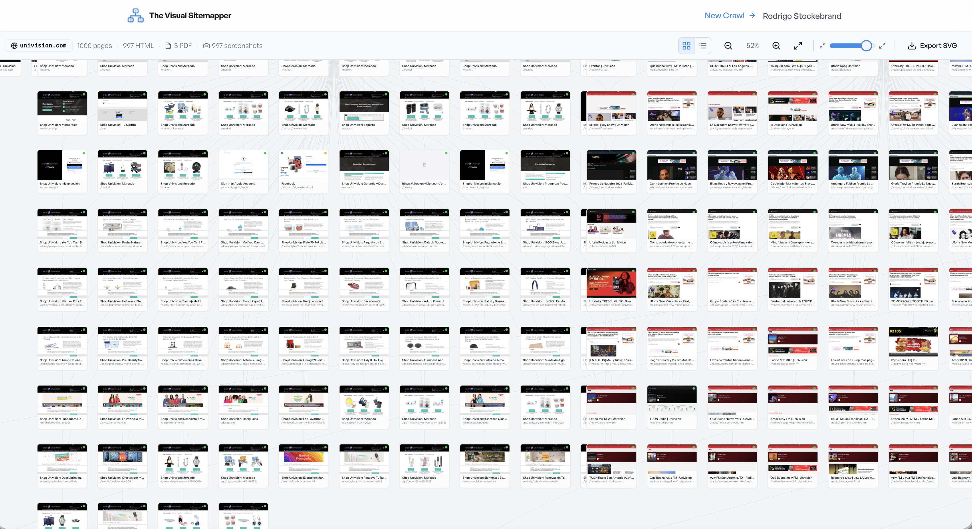 The Visual Sitemapper gallery image