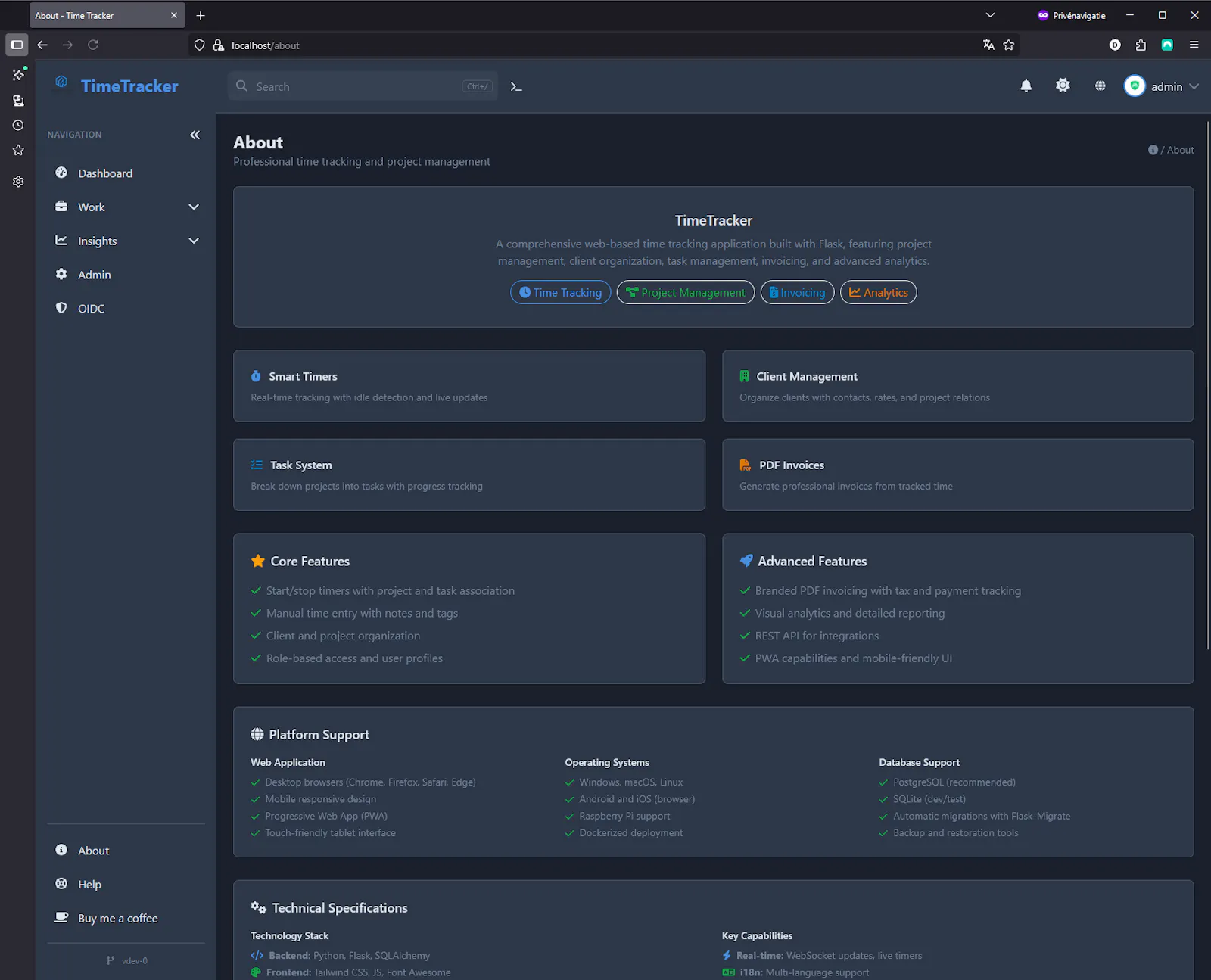 TimeTracker screenshot 6
