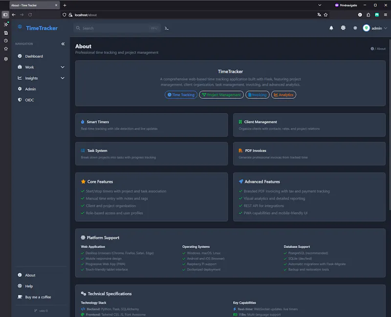 TimeTracker screenshot 6