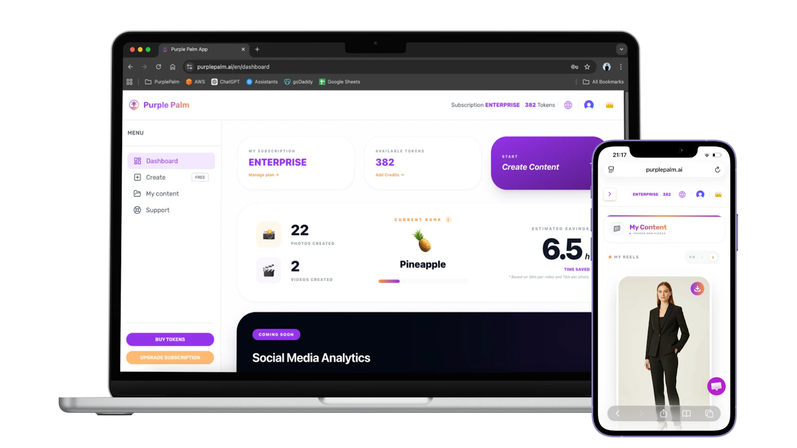Purple Palm screenshot 3