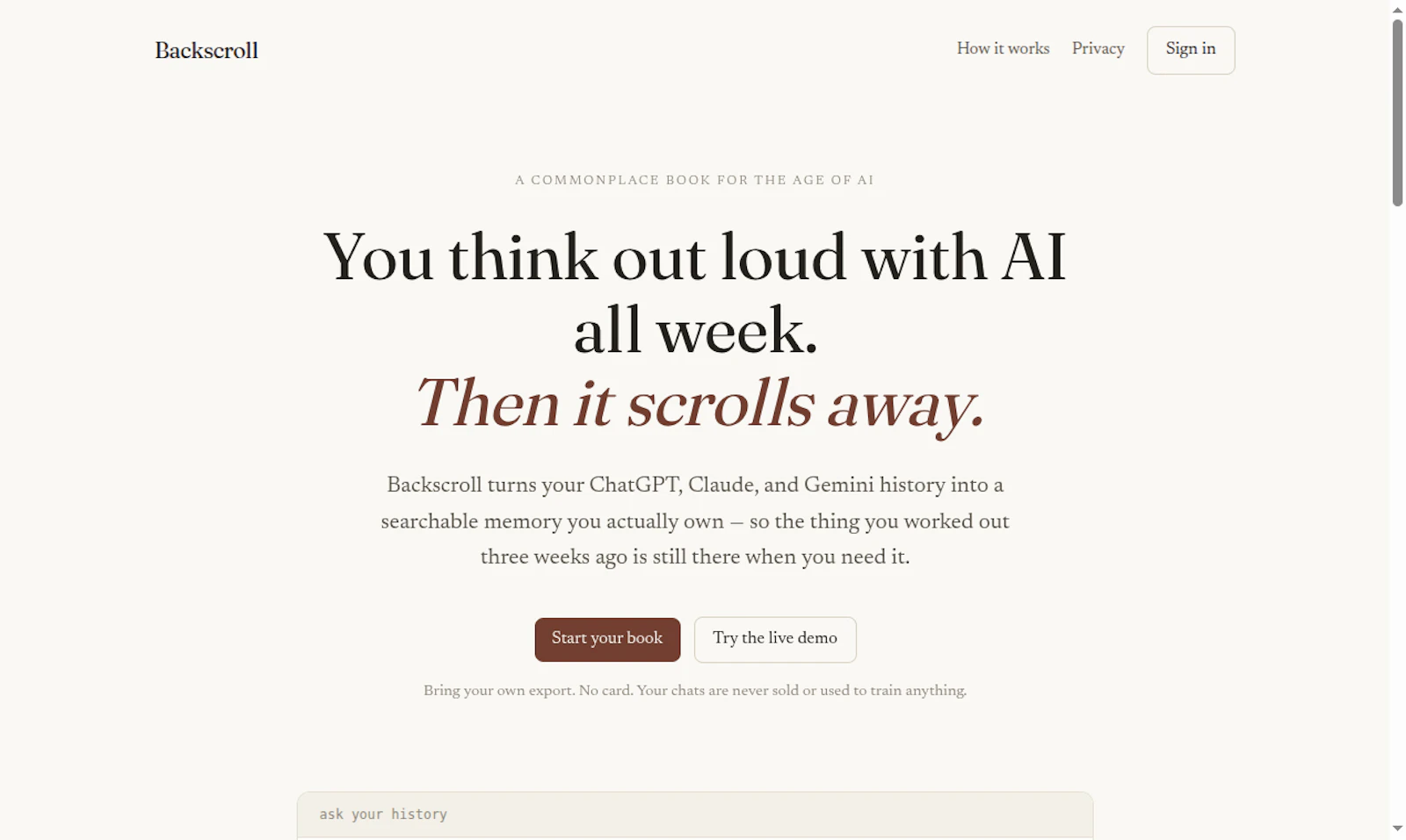 Backscroll screenshot 4