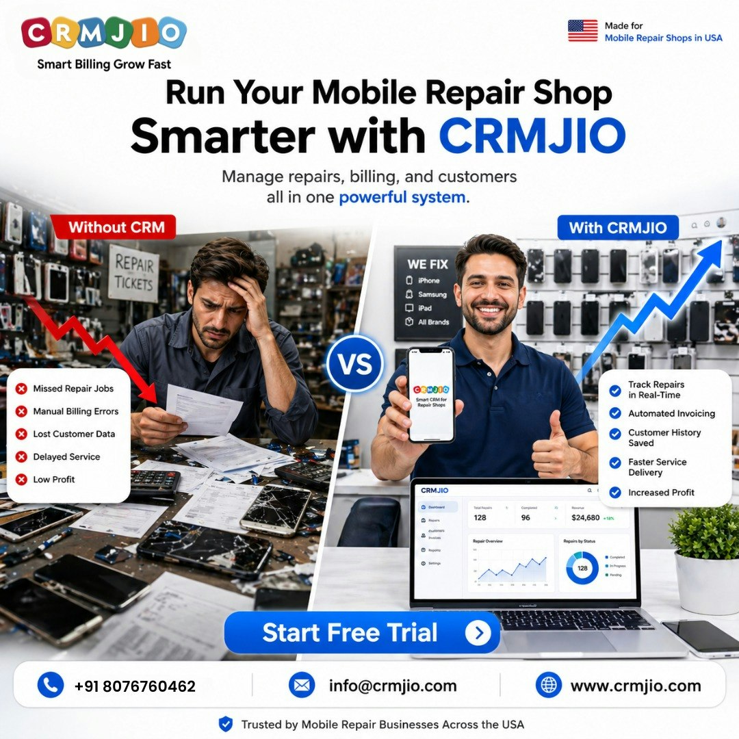Repair Shop CRM Software with Billing