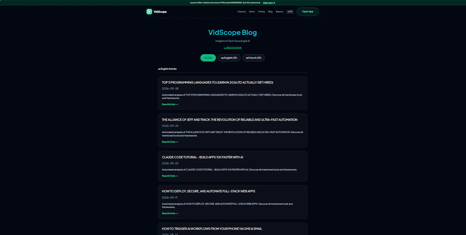 VidScope screenshot 8
