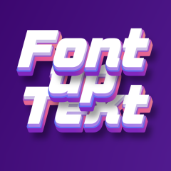 3D neon font effects generator online