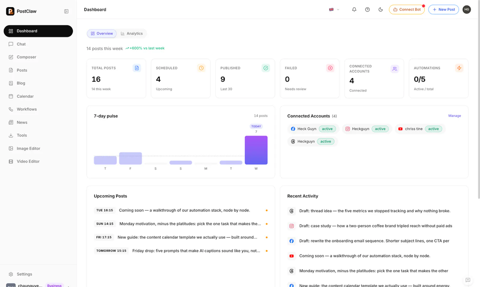 PostClaw screenshot 3