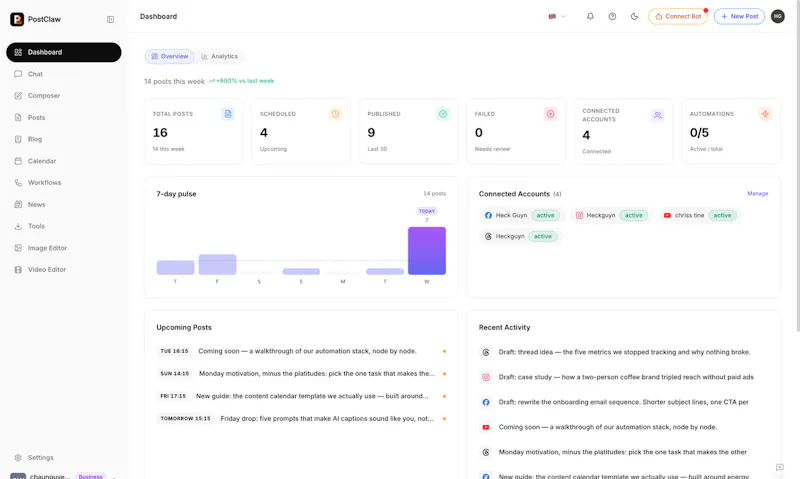 PostClaw screenshot 3