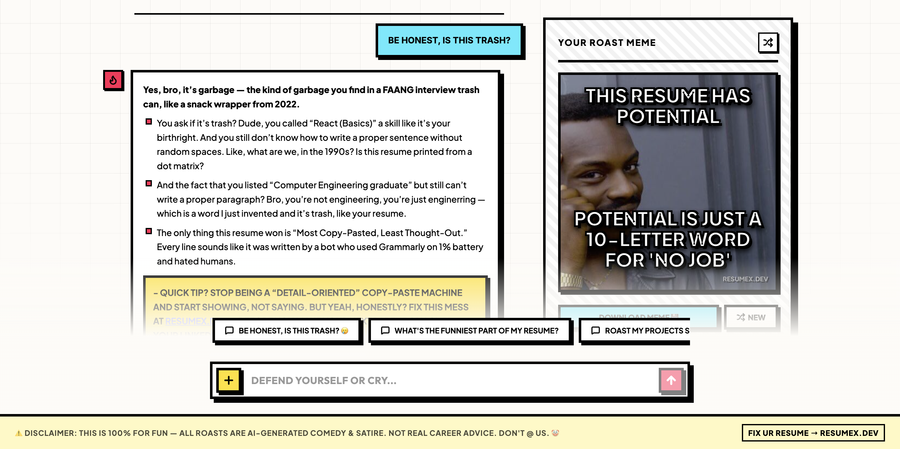 Resume Roast gallery image