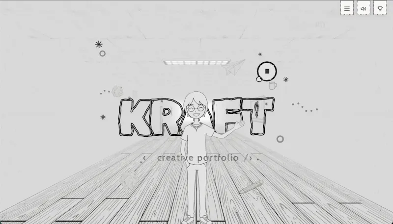 KRAFT - Portfolio Theme screenshot 2