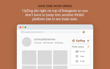 UpDog Influencer Analytics gallery image