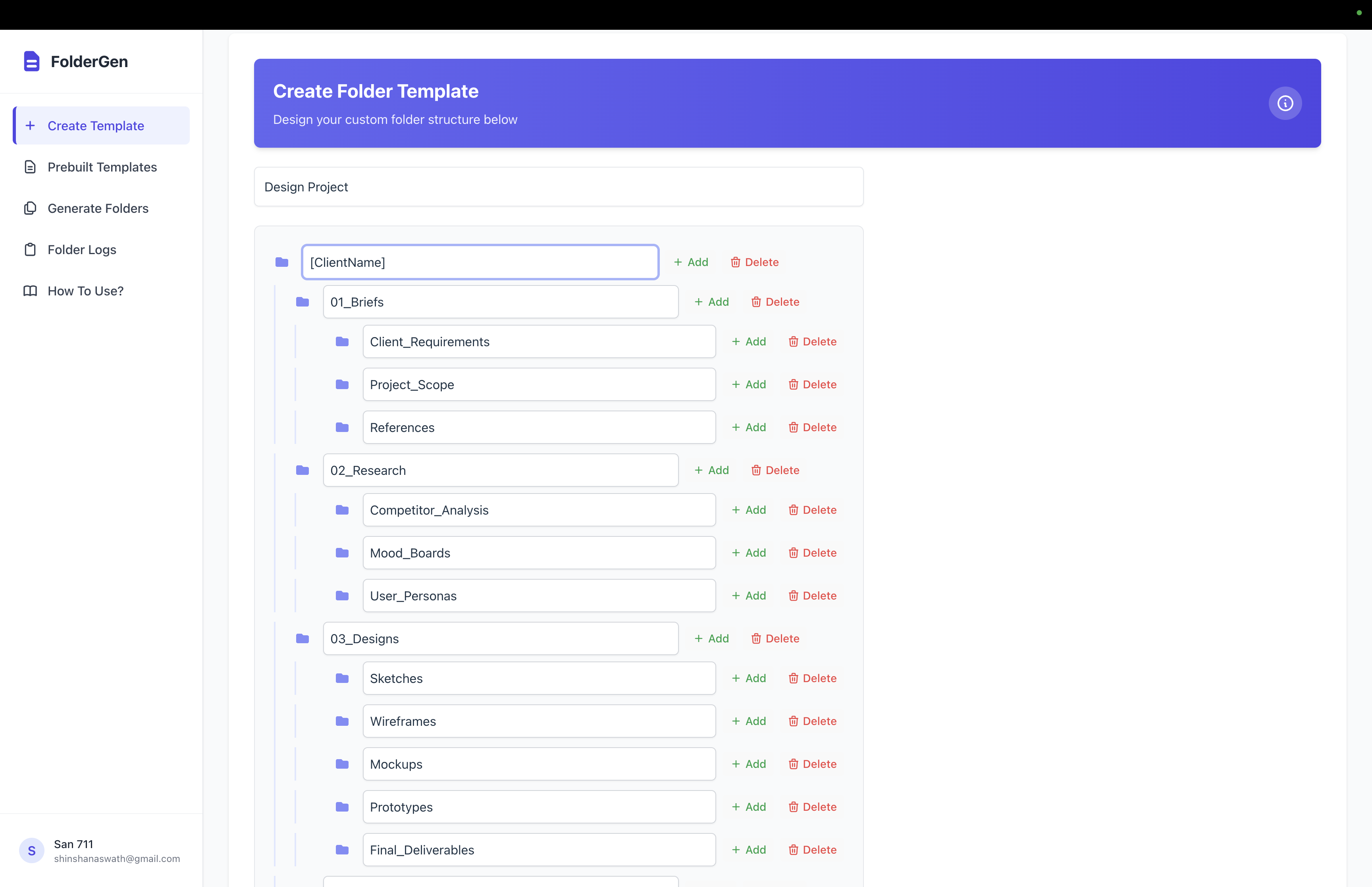 Foldergen - Creëer Google Drive-mappen automatisch op één klik media 3