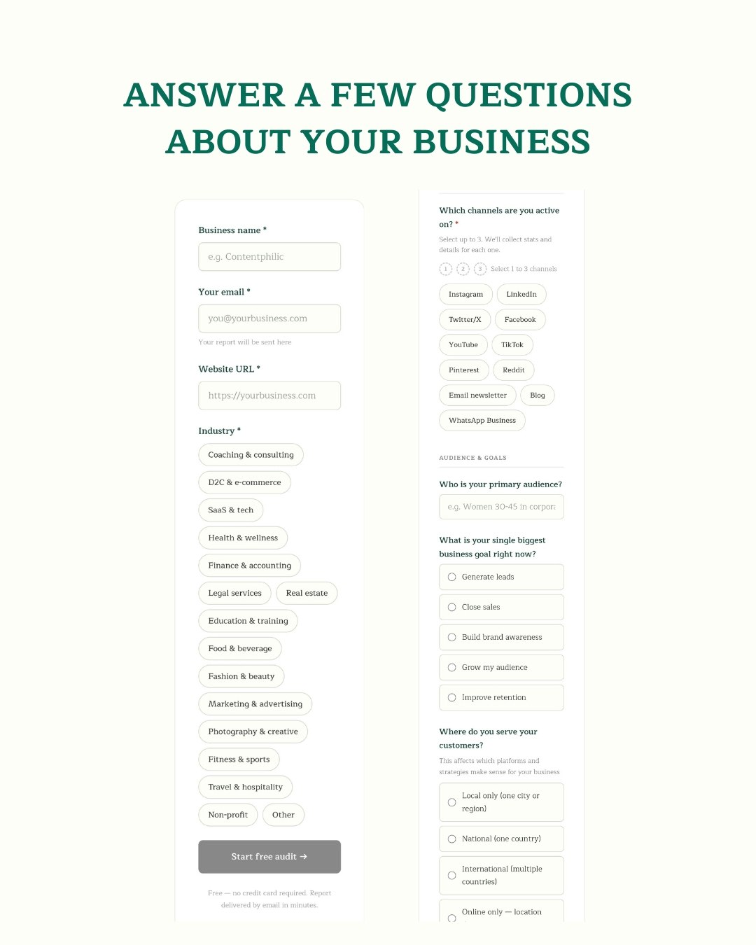 Contentphilic - Content Audit Tool gallery image