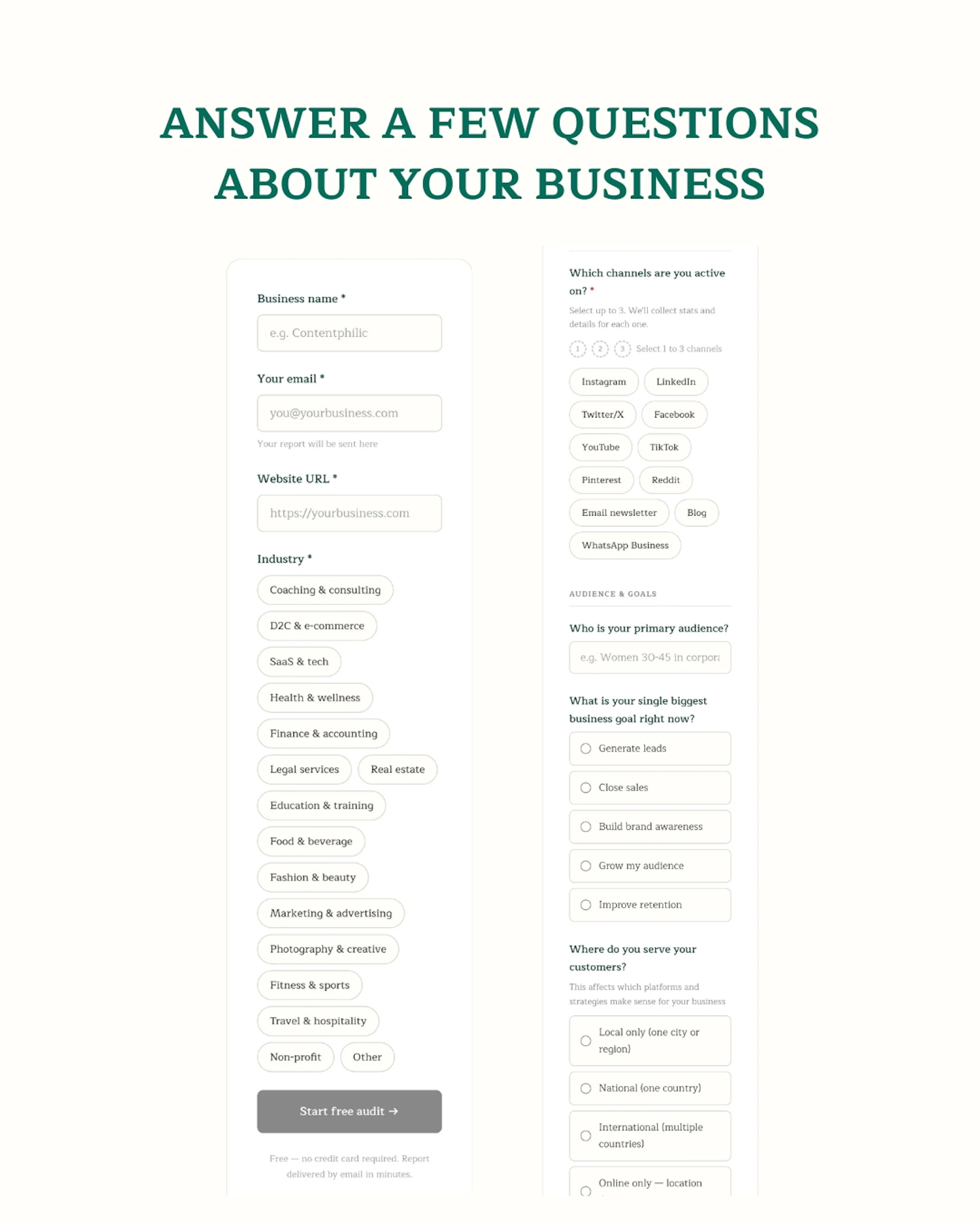 Contentphilic - Content Audit Tool screenshot 1
