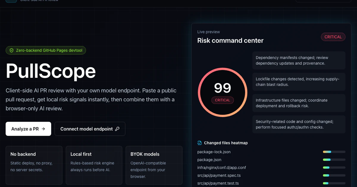 PullScope screenshot 1