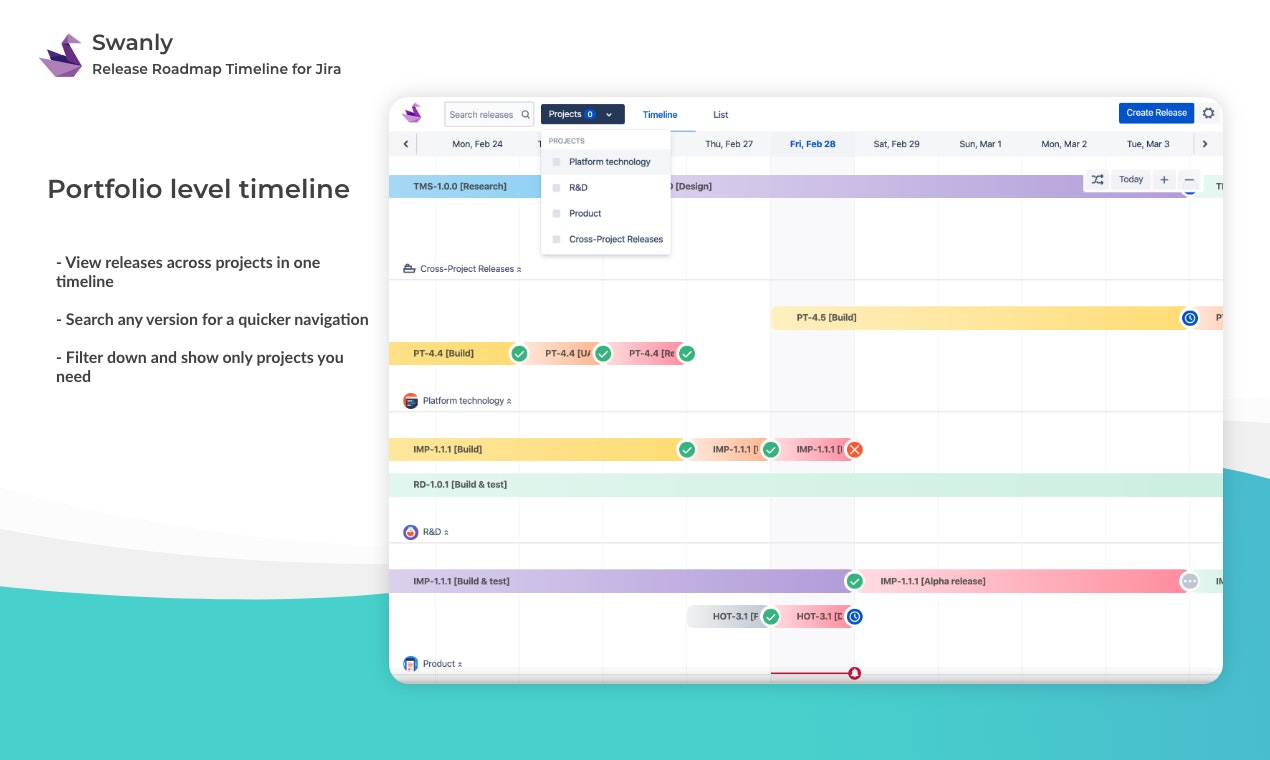 Swanly - Release Management for Jira gallery image