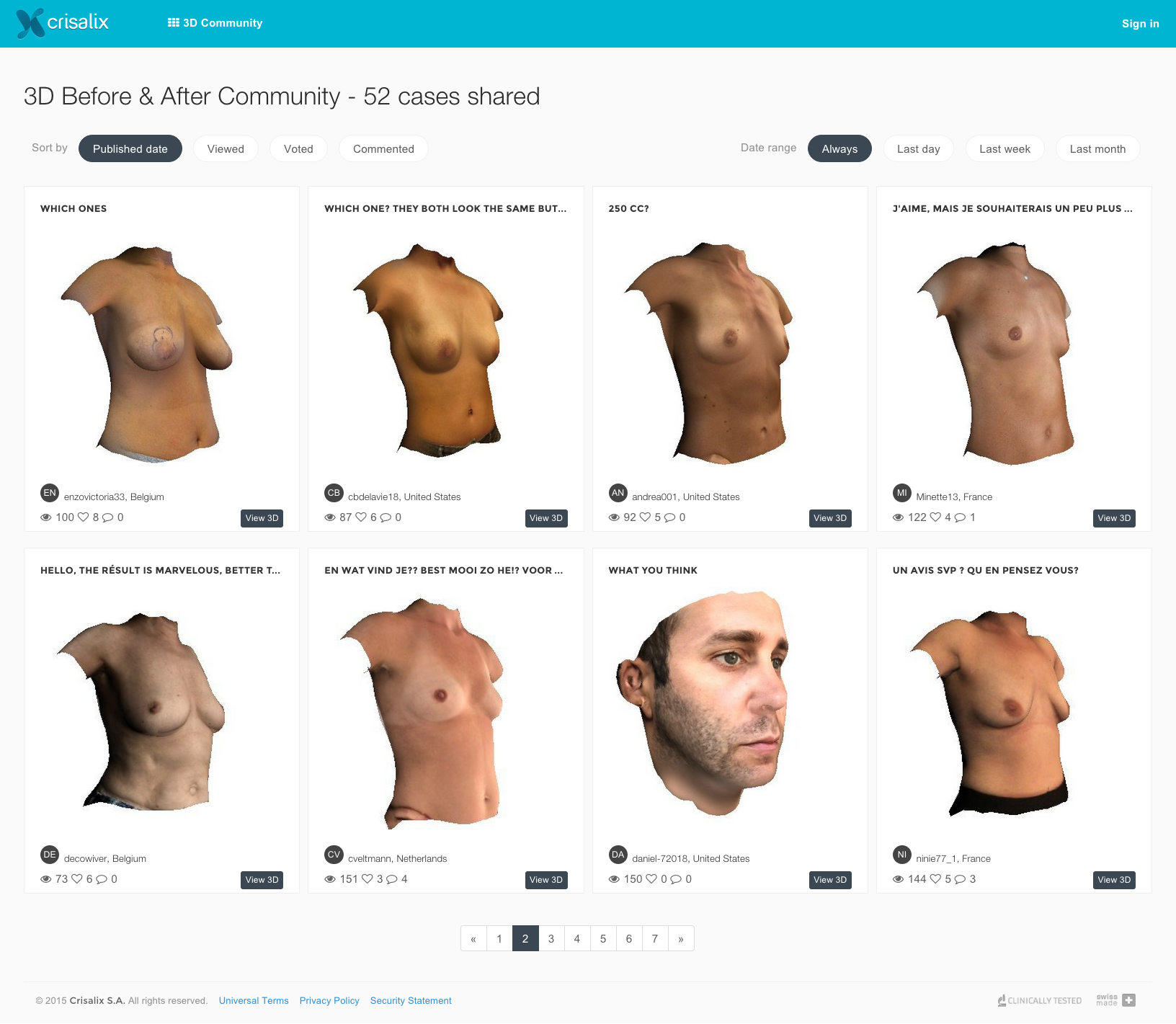 Crisalix gallery image