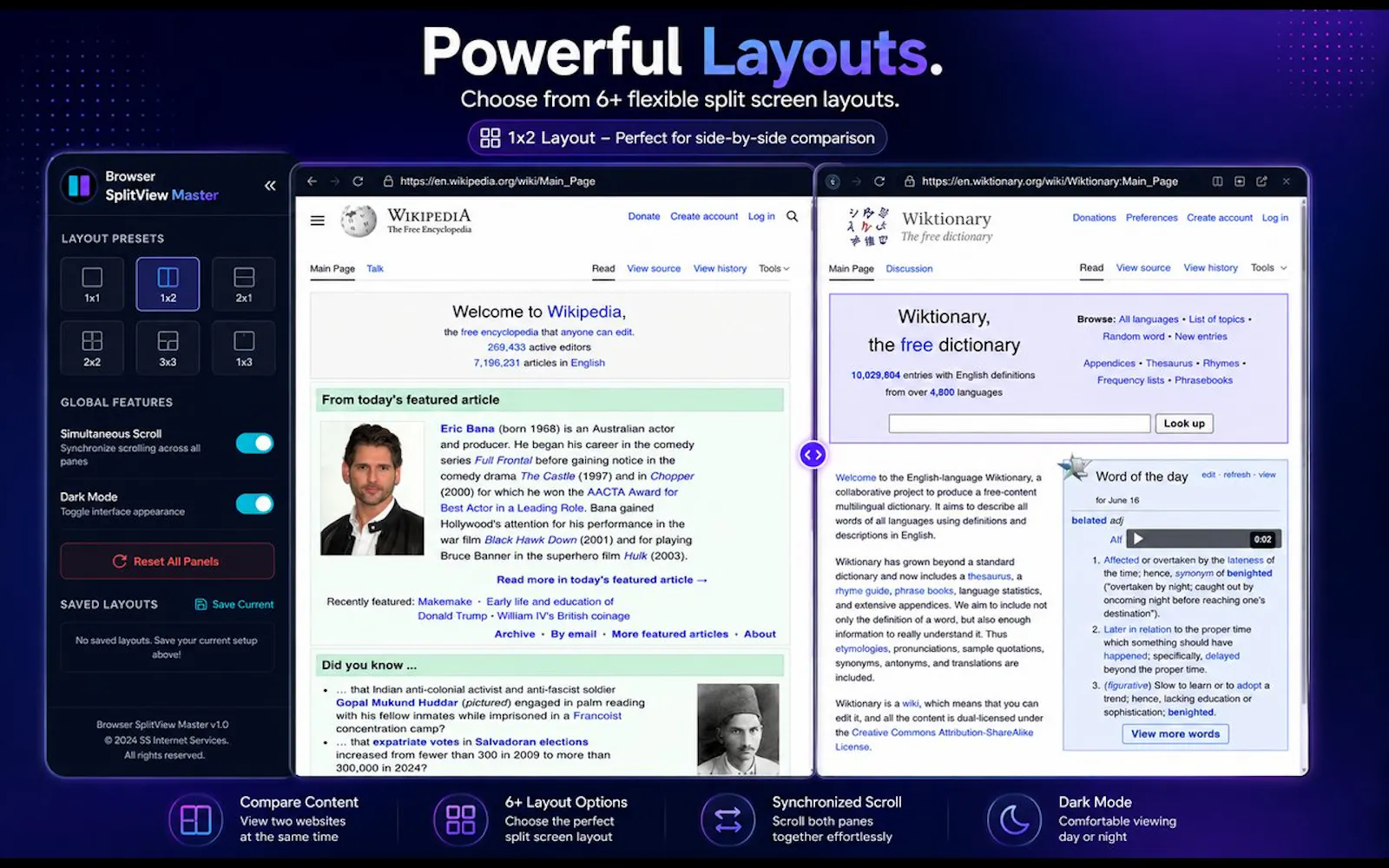 Browser SplitView Master screenshot 2