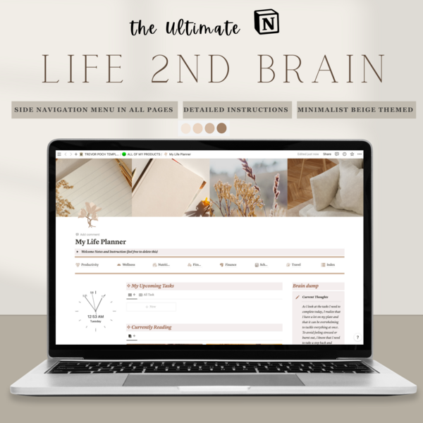 Beige Ultimate Life 2nd Brain All In One