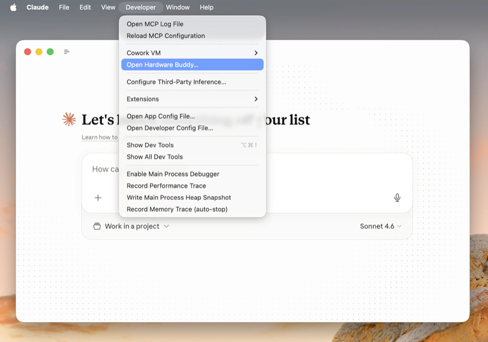 Claude Desktop Buddy screenshot 2
