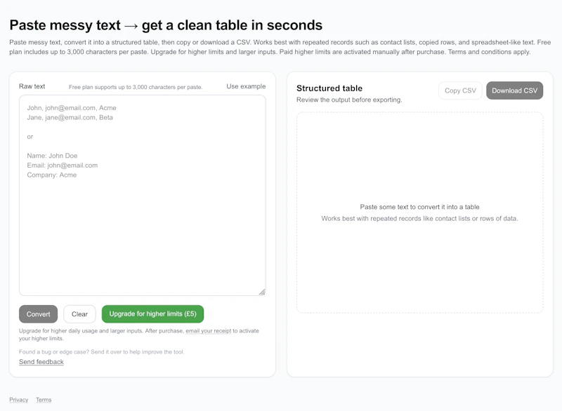 Messy Data screenshot 2
