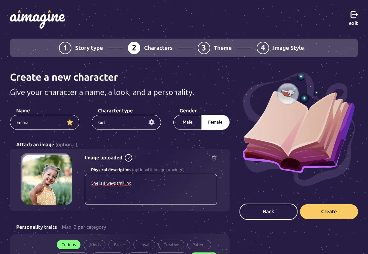 aimagine — Personalized bedtime stories gallery image