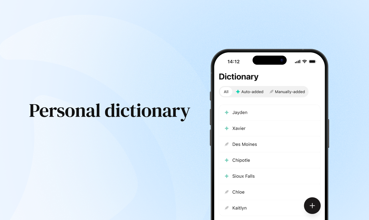 Typeless for iOS - Screenshot 4 showing product features and functionality