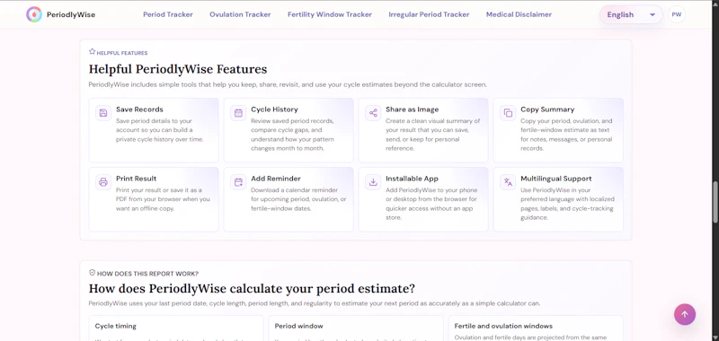 PeriodlyWise screenshot 4