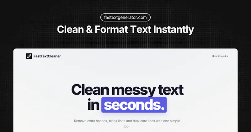 FastTextCleaner screenshot 3