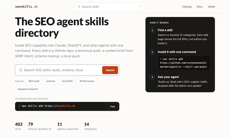 seoskills.sh screenshot 2