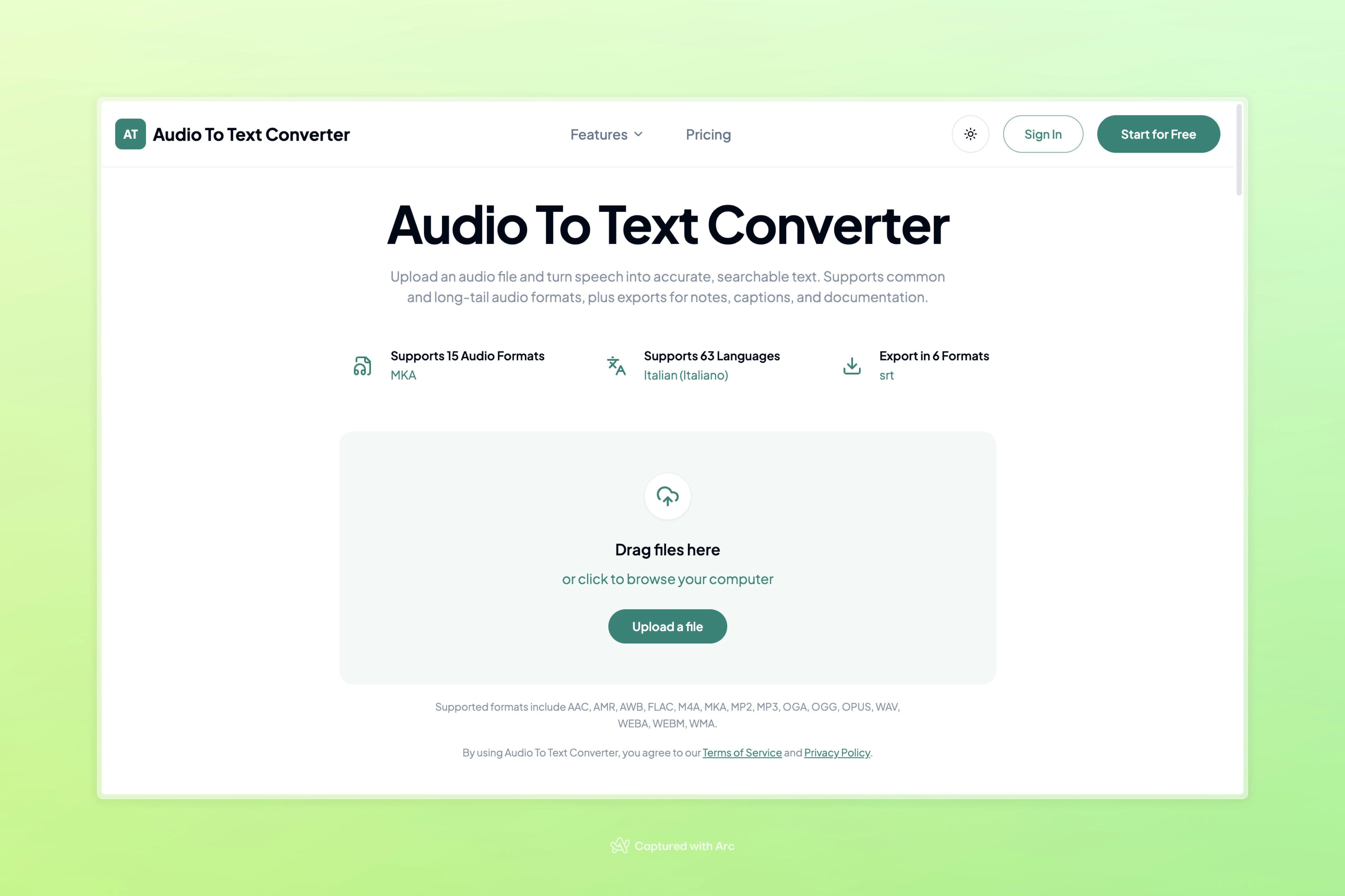 Audio To Text Converter gallery image