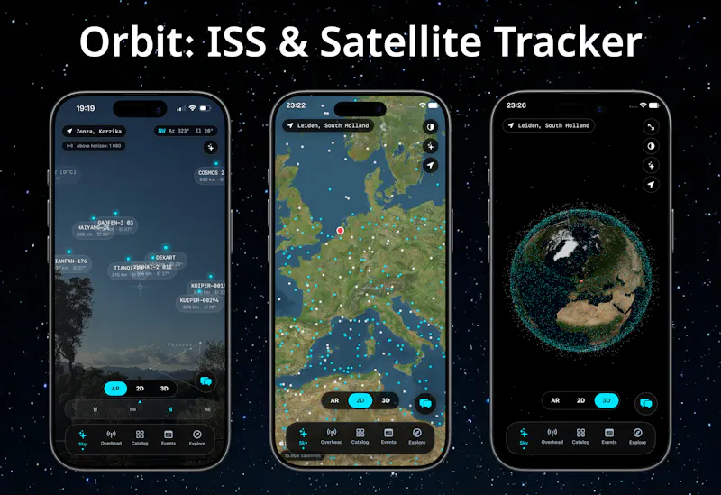 Orbit: ISS & Satellite Tracker screenshot 1