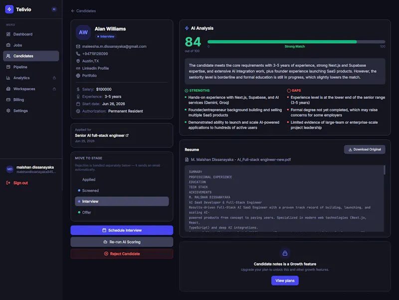 Telivio screenshot 1
