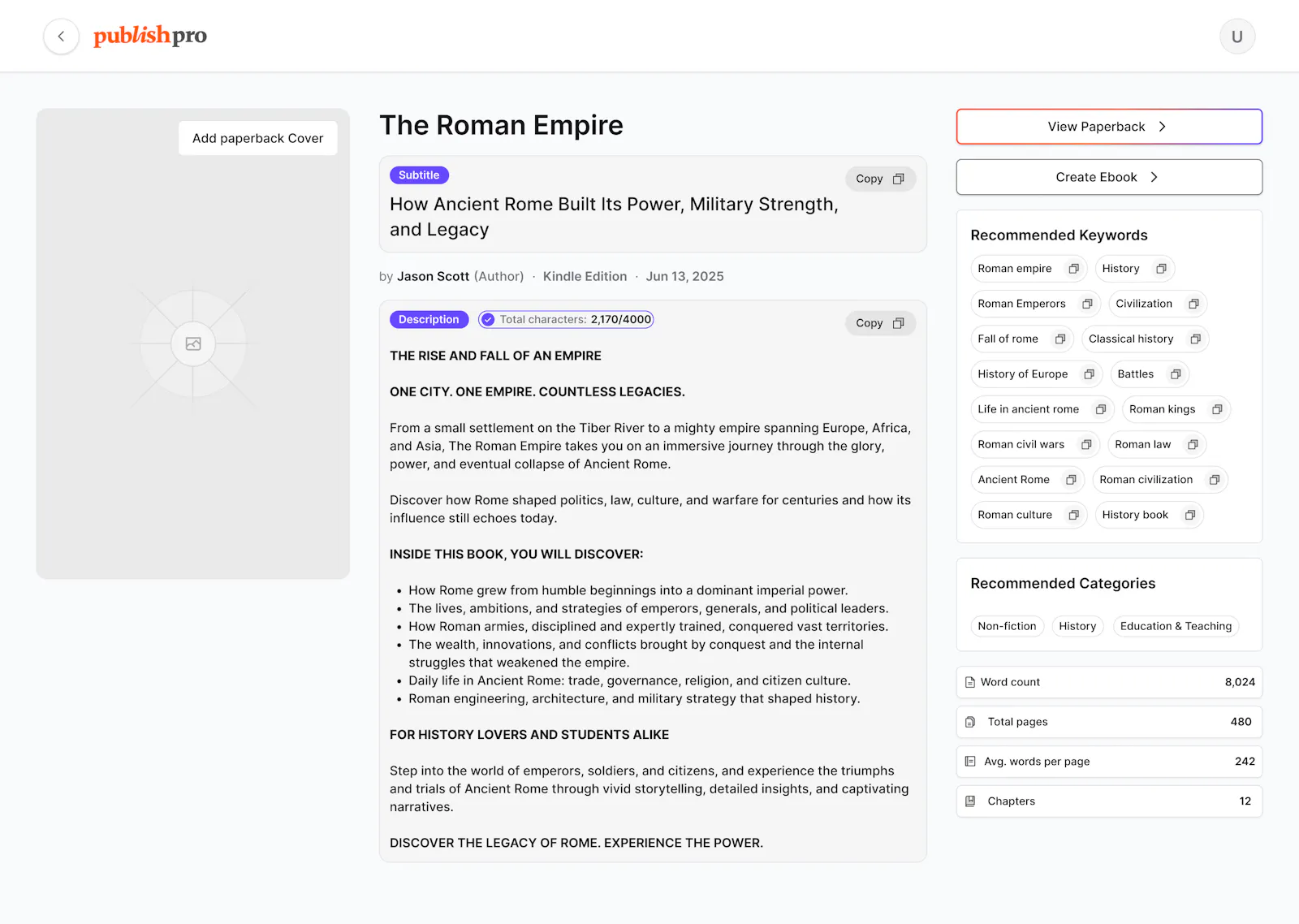 PublishPro screenshot 2