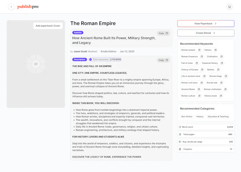 PublishPro screenshot 2