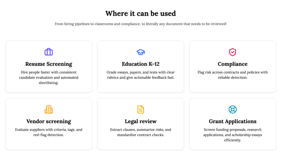 Tallyrus: AI-Powered Document Screening for Efficiency