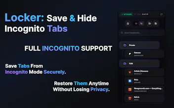 Locker — Better Incognito for Chrome gallery image