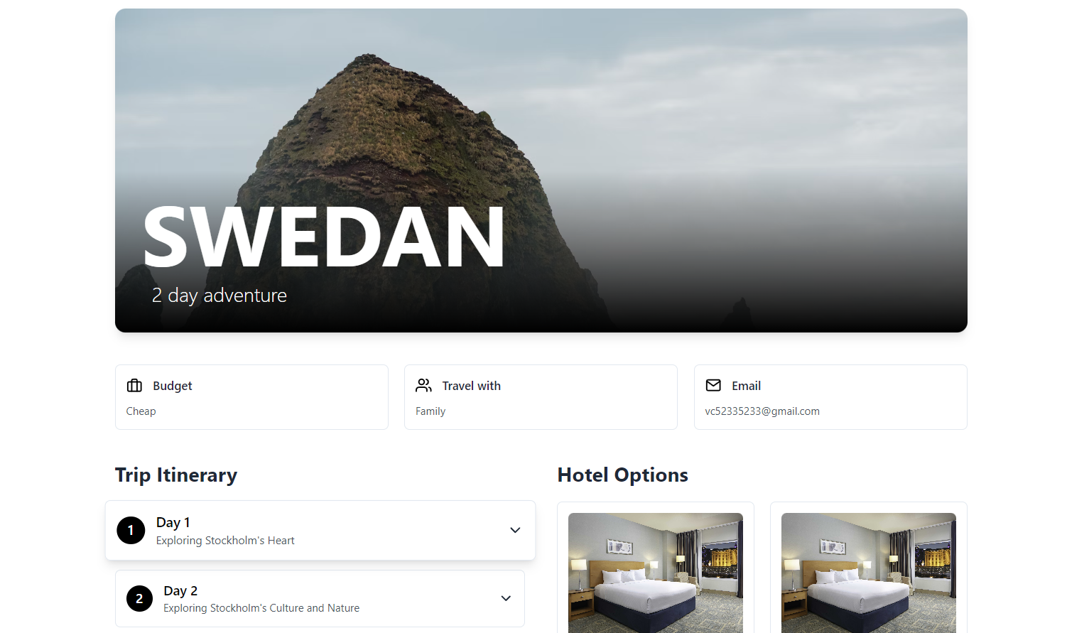 Trip Planner gallery image