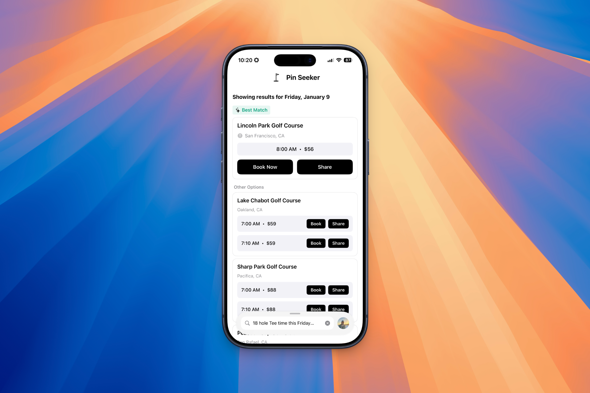 Pin Seeker - Screenshot 2 showing product features and functionality