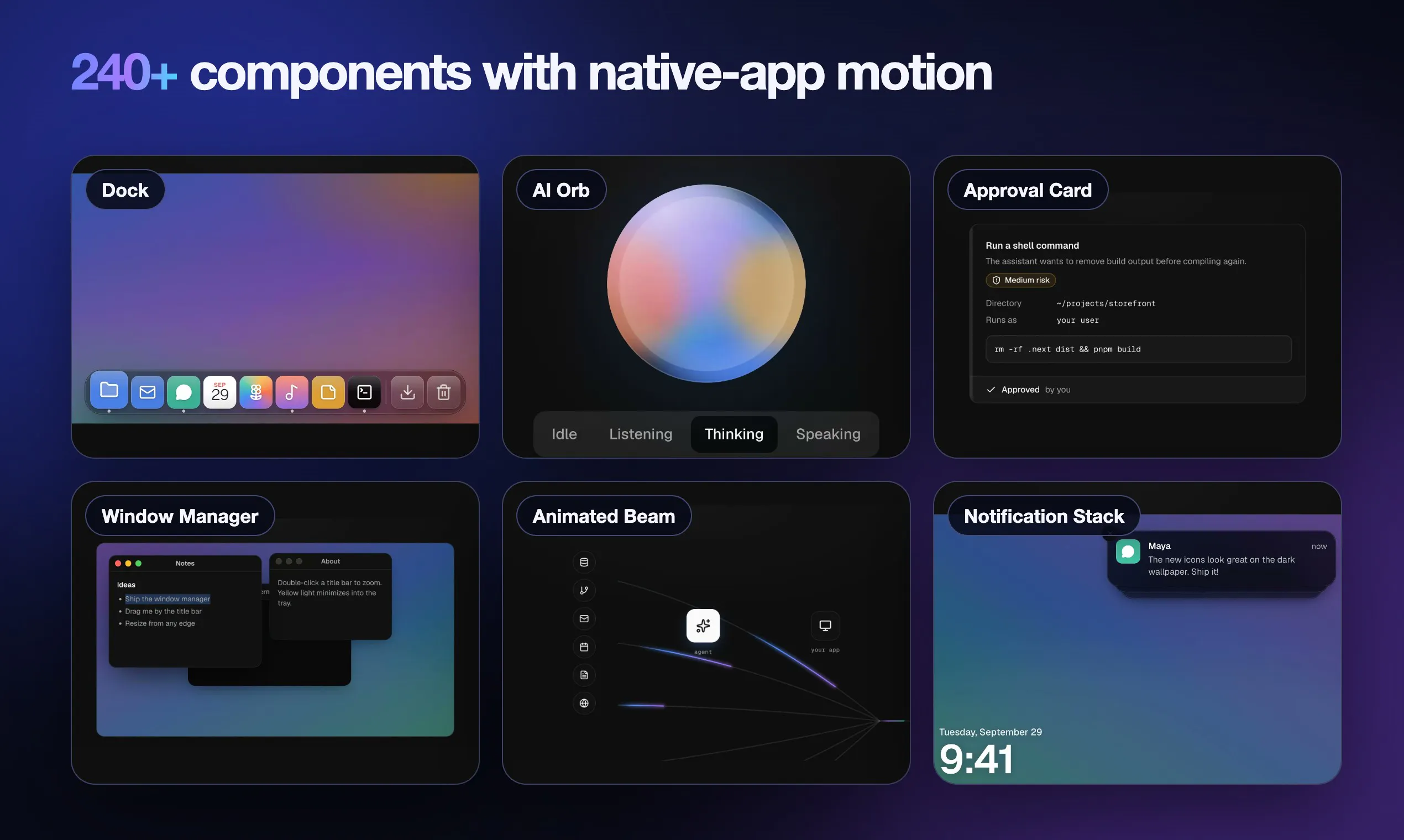 Ballmac UI gallery image
