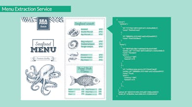 Restaurant Menu Extraction gallery image