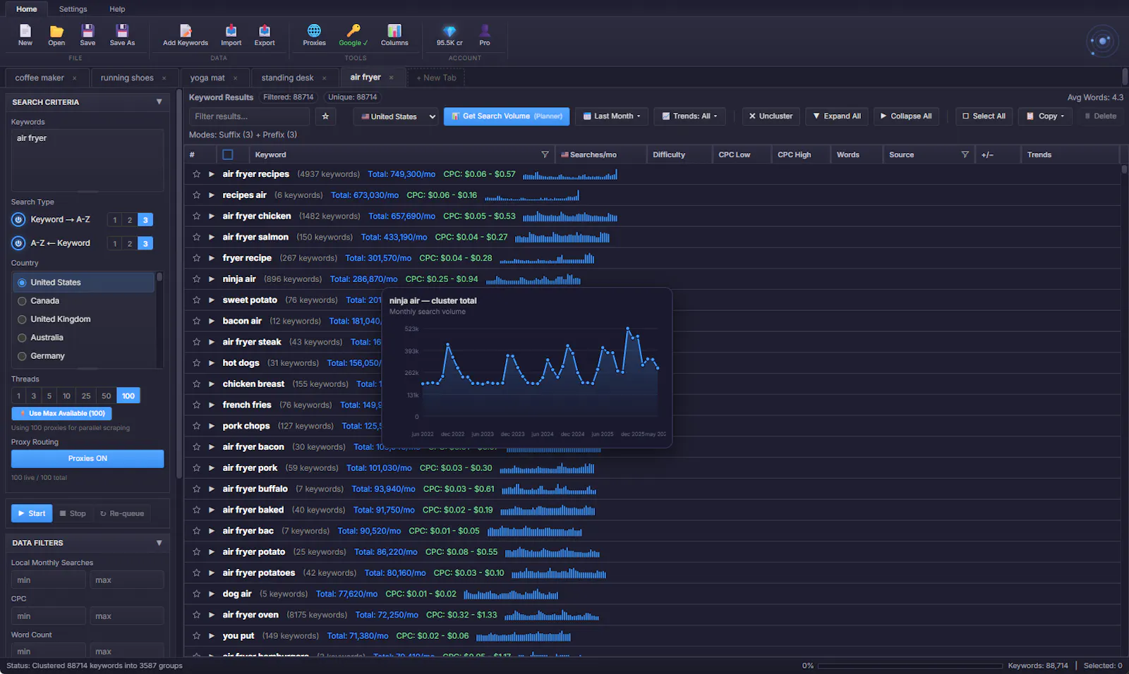KeywordOrbit screenshot 3