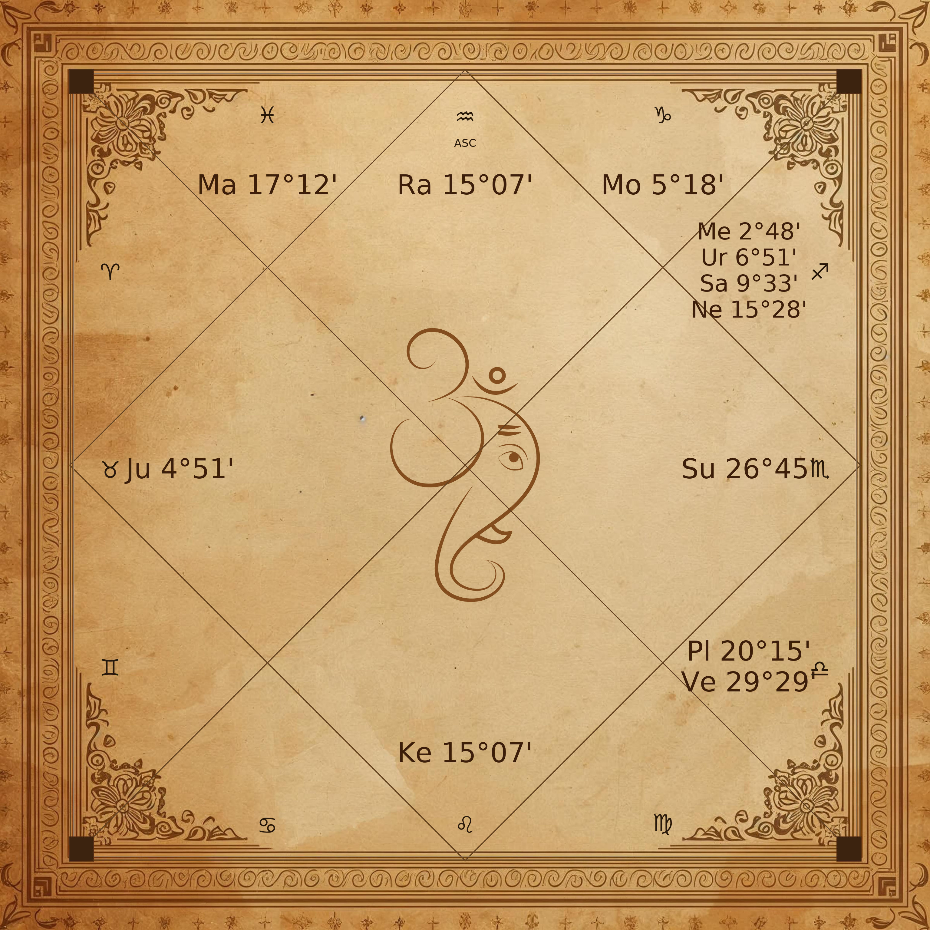 Artistic Birth Chart - Screenshot 3 showing product features and functionality