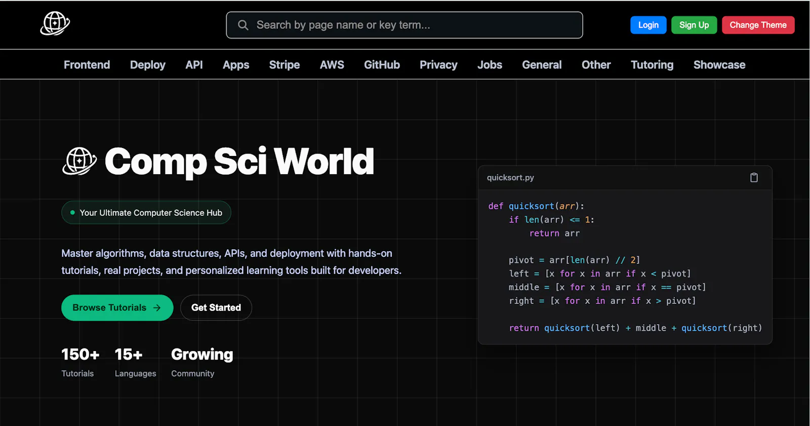 Computer Science World screenshot 1