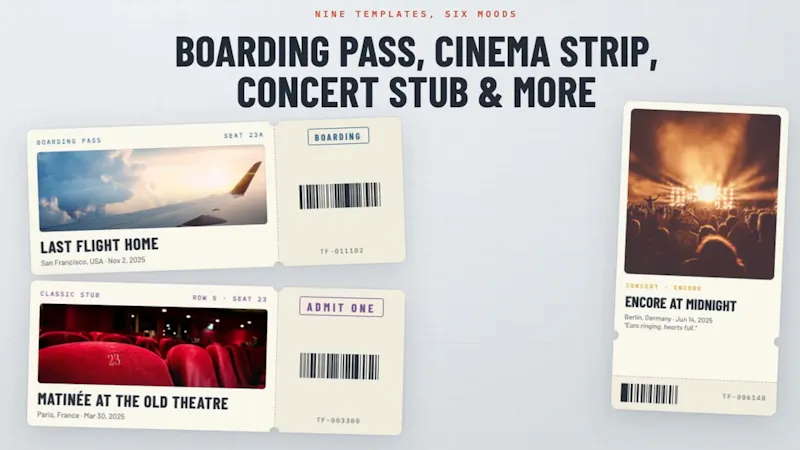 Ticketfolio screenshot 1 (video preview)