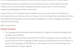 The Pikachu Programming Language media 1