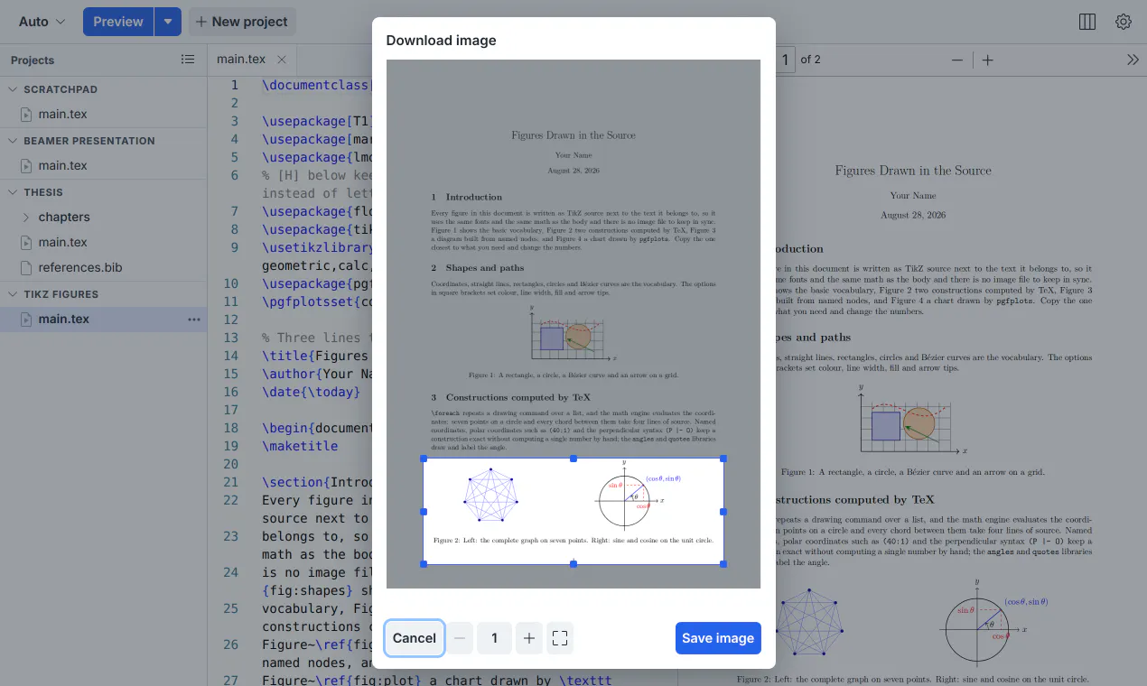 LaTeX to Image gallery image