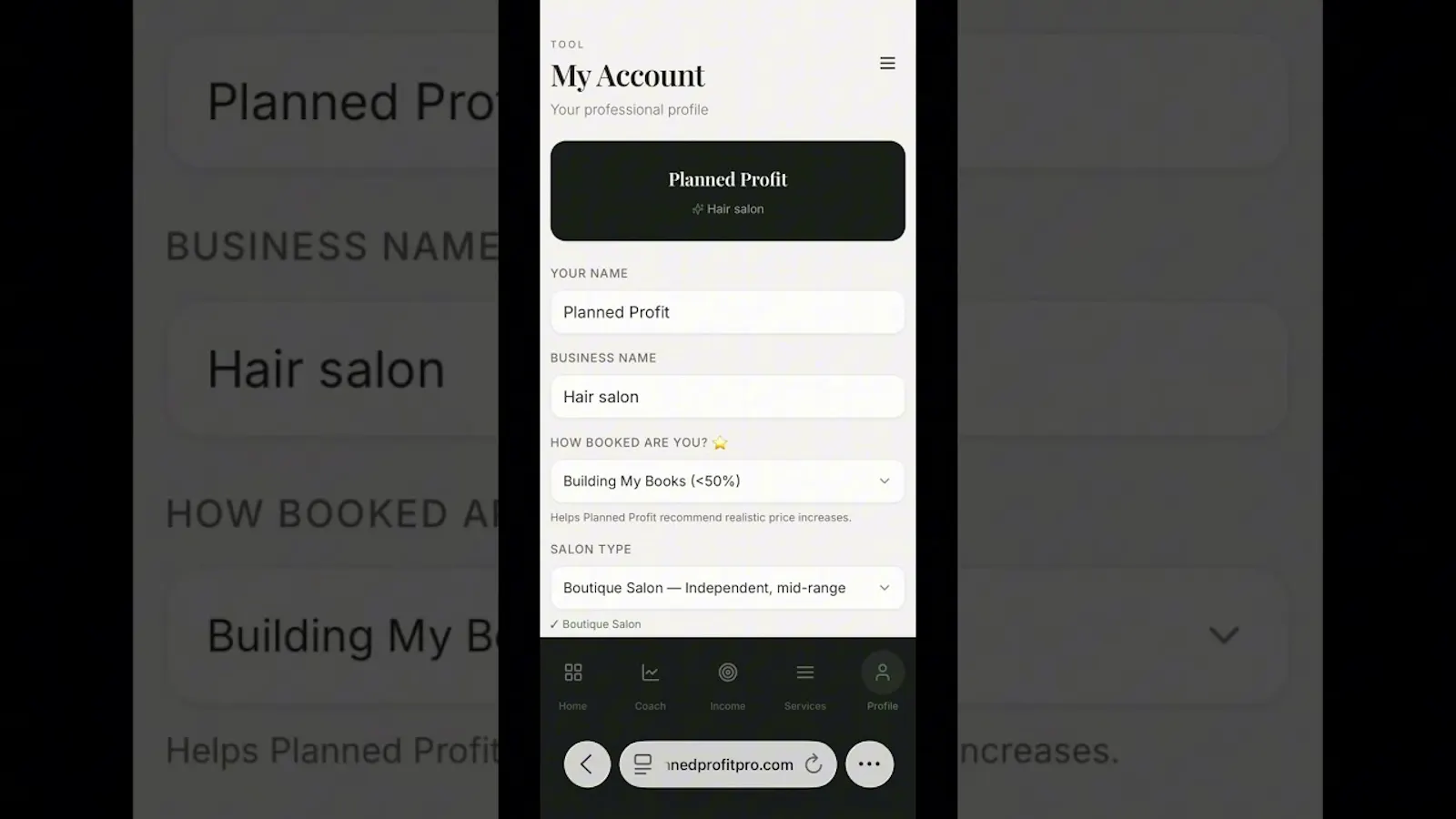 Planned Profit screenshot 1 (video preview)