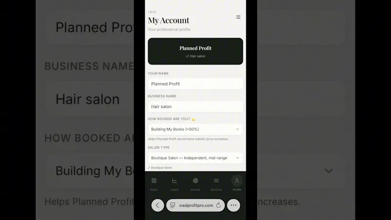 Planned Profit screenshot 1 (video preview)