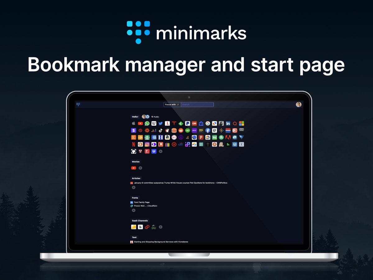minimarks - Compact Bookmark Manager para equipos y entusiastas de la web media 2